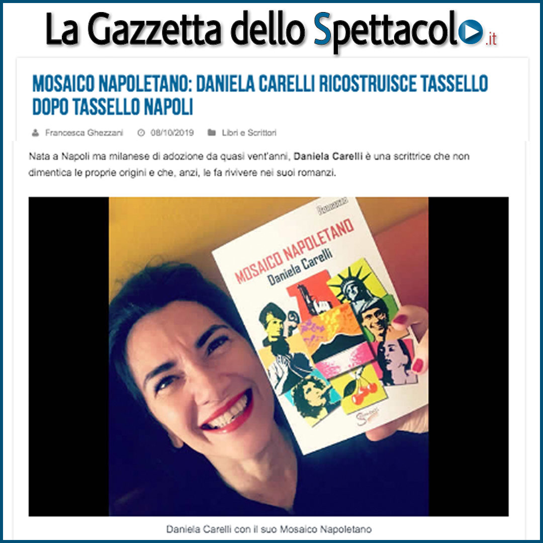 Intervista su La Gazzetta dello spettacolo